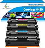 TRUE IMAGE Compatible Toner Cartridge Replacement for Canon 045 045H MF634Cdw Toner Canon Color ImageCLASS MF634Cdw MF632Cdw LBP612Cdw MF632 LBP612 Ink Printer (Black Cyan Yellow Magenta, 4-Pack)