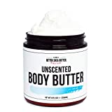 Better Shea Butter Whipped Body Butter | Unscented Lotion | Body Moisturizer for Women | With Raw Shea Butter for Dry Skin and Delicate Skin | Paraben Free, Non-Greasy, No Synthetic Fragrances