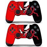 Decal Moments PS4 Controllers Skin Vinly Decals Stickers Covers Skin Spider (Pack of 2)