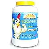 Egg White Protein Powder by Source Nutrition - 25 Grams Protein, Build Lean Muscle, Dairy Free - Vanilla Cream (2 lb)
