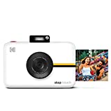 Kodak Step Touch | 13MP Digital Camera & Instant Printer with 3.5 LCD Touchscreen Display, 1080p HD Video - Editing Suite, Bluetooth & Zink Zero Ink Technology | White