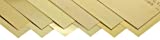 260 Brass Sheet, Unpolished (Mill) Finish, Half Hard Temper, 0.001-0.015" Thickness, 6" Width, 12" Length (Pack of 12)