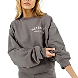 The Mayfair Group Women's Athletics Soft Shadow Crewneck Sweatshirt (One Size Plus)