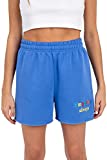 The Mayfair Group Women's Empathy Always Soft Royal Blue Sweat Shorts (L/XL)