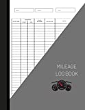 Mileage Tracker Mileage Log Book: Keep Track of Your Vehicle Mileage & Gas Expense for Business and Tax Savings: Gray Mileage Book/ Grey Mileage Book