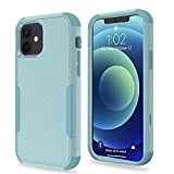 Gustave iPhone 13 Mini Case, iPhone 12 Mini Case Mood Series Shockproof Heavy Duty Case Rugged Drop Protection Phone Case for Apple iPhone 13 Mini/iPhone 12 Mini 5.4 inch (Mint)