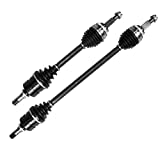 DTA DT1200520061 Front Driver and Passenger Side Premium CV Axles (New Drive Axle Assemblies - 2 pcs (pair) Compatible With 2003-2008 Toyota Corolla Automatic Only