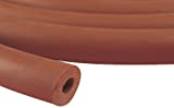 Thomas 1901 Gum Rubber Red Extruded Vacuum Tubing, 1" OD x 3/8" ID x 5/16" Wall Thick, 10' Length