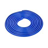 Shineyoo Silicone Vacuum Tubing Hose 10FT ,ID 0.12'' (3mm), OD 0.27'' (7mm) Blue Color Vacuum Hose Roll High Performance