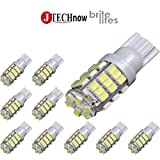 Jtech 10x T10 42-SMD LED White Car RV Camper Trailer Backup Reverse Lights Bulb 906 579 901 904 908 909 912 914 915 916 917 918 920 921 922 923 926 927 928 939