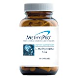 MethylPro 1mg L-Methylfolate (90 Capsules) - Prenatal Vitamin Active Methyl Folate 1000 mcg - 5-MTHF Supplement for Mood, Homocysteine Methylation + Immune Support, Gluten Free No Fillers