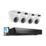 REOLINK 4MP 8CH PoE Security Camera System for Home and Business, 4pcs Wired Indoor Outdoor 1440P PoE IP Cameras, 4K 8CH NVR with 2TB HDD for 24-7 Recording, RLK8-420D4