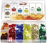 120 Pieces - EPAuto Assorted Car Truck Standard Blade Fuse Set (5/7.5/10 / 15/20 / 25/30 AMP)