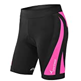 Sportneer Womens Padded Cycling Shorts 4D Padding Bike Bicycle Shorts for Women Black