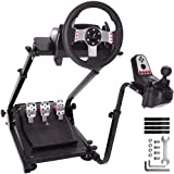 Minneer G923 Racing Steering Wheel Stand Pro for Logitech G25 G27 G29 G920 Racing Simulator Cockpit Gaming Frame Video Game Accessories Shifter Wheel Pedals NOT Included