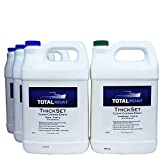 TotalBoat ThickSet Deep Pour Epoxy Resin Kit (4 Gallon) - Crystal Clear Thick Pour Resin for Art, Casting, Epoxy River Tables, Live Edge Slabs, Molds, Wood