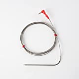 Flame Boss High-Temperature Meat Probe with 90 Plug (Red)