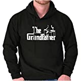 Grandfather Italian Mafia Puppet Hoodie Hooded Sweatshirt Men Black