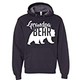 Grandpa Bear Hoodie Dad Man Soft Hoodie Adult Unisex Men's Women's Black