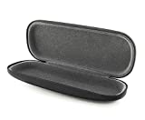 Hard Shell Eyeglass Case for Reading Glasses and Small Sunglasses Sturdy Pocket Size Case for Men & Women