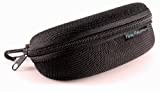 Flying Fisherman Zipper Shell Sunglass Case, Belt Loop and Clip (Black), Single