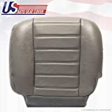 2003 to 07 Hummer H2 Driver Side Bottom OEM Synthetic Leather Seat Cover Gray