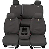 Covercraft-SSC3353CAGY Carhartt SeatSaver Front Row Custom Fit Seat Cover for Select Chevrolet/GMC/Hummer Models - Duck Weave (Gravel)