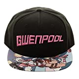 Marvel Comics Gwenpool Sublimated Bill Snapback Black