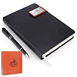 The Calling Man Daily Gratitude Productivity Mindset Leather Journal For Men 90 Day Journal Guided through Masculine Archetypes King Magician Warrior Lover with Challenges Gratitude Productivity Planner Father Brother Gift Box with Strong Pen