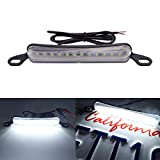 LivTee Extremely Bright License Plate Frame LED License Plate Lights Lamp, Xenon White(6000K)