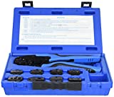 Tool Aid SG SGT18980 Ratcheting Terminal Crimping Kit (Quick Change with 9 Die Sets)
