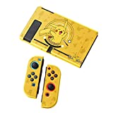 PERFECTSIGHT Protective Case Compatible with Nintendo Switch | Pokemon Cute Pikachu | Anti-Scratch Shockproof Slim Cover Case for NS Switch and Joy-Con, Hard Shell Dockable Case