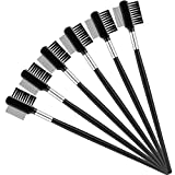Mudder 6 Pieces Tear Stain Remover Comb Double-sided Dog Eye Comb Brush Double Head Grooming Comb Multipurpose Tool for Small Pet Cat Dogs Removing Crust and Mucus