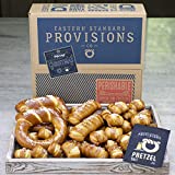 Eastern Standard Provisions Holly Jolly Holiday Box with Merry Christmas Sticker, Freshly Baked Meticulously Crafted Gourmet Pretzel Snacks, Premium Variety Pack