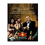 Dos Equis XX Beer-"Most Interesting Man in the World on Happy Hour" Funny Bar Sign- 11 x 14" Mexican Cerveza Wall Print-Ready To Frame. Home-Cave-Game Room-Garage-Dorm Decor. Great Gift Idea!