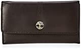 Timberland Women's Leather RFID Flap Wallet Clutch Organizer, Brown (Cloudy), One Size