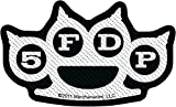 Five Finger Death Punch 5FDP Die Cut Logo Patch Knuckles Metal Sew On Applique