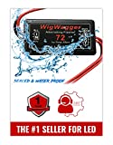 Stop-Alert WigWagger 72 Electronic Wig Wag Alternating Flasher Relay - Waterproof Universal Emergency Police Ambulance Car Controller LED Strobe Light Box Kit- Compatible 12-24V