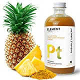 Element Shrub - All-Natural Pineapple Turmeric Shrub Drink Mix - Uses Apple Cider Vinegar (Organic), Pineapple & Organic Turmeric - Organic Apple Cider Vinegar Drink & Cocktail Mix - 8 Ounces