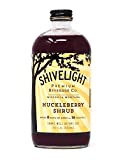 Huckleberry Shrub - Shivelight Premium Beverage Company - All Natural, Small Batch, Montana Sourced Drinking Vinegar for Sodas and Cocktails - 16 Ounces