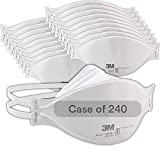 3M Aura Particulate Respirator 9210+, N95, Pack of 240 Disposable Respirators, Convenient Individually Wrapped, Stapled Flat Fold Design, Low Profile Design Reduces Eyewear Fogging