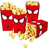 20PCS Spiderman Popcorn Boxes - Spiderman Party Favor Boxes Goodie Boxes for Spiderman Party Supplies