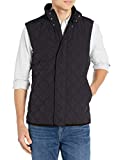 Amazon Brand - Buttoned Down Men's Water Repellant Quilted Vest, Black S