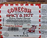 Conecuh Spicy & Hot Hickory Smoked Sausage 16 Oz (8 Pack)