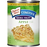 Comstock More Fruit Pie Filling & Topping, Apple, 21 Ounce - 3 Pack