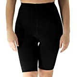 Mojo Compression Recovery Maternity Shorts - Medical Grade 20-30mmHg for Hamstring, Thigh Support and Groin Injuries Small Black M819BL1