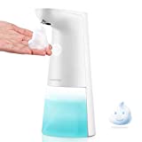LAOPAO Soap Dispenser, Automatic Foaming Soap Dispenser Hand Free Countertop Soap Dspensers 240ml Touchless Soap Pump for Kitchen & Bathroom Xmas Gift