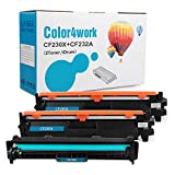 Color4work Compatible Toner and Drum Replacement for HP 32A CF232A Toner Drum 1-Pack and HP 30X CF230X Toner Cartridge 2-Pack for Laserjet Pro M203dw M203d M203dn M227fdw M227fdn Printer