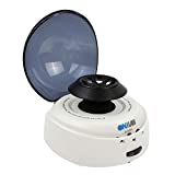 ONiLAB's Lab Benchtop Centrifuge, Palm Micro Centrifuge with 7000RPM, Mini Centrifuge with Low Noise, 2 Rotors for 8 x 0.2/0.5/1.5/2.0ml and 0.2mL×32 PCR Strips or 0.2mL×4 PCR 8 Strips, Blue lid