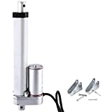 Homend DC12V 6inch Stroke Linear Actuator with Mounting Bracket 900N(225lbs) Maximum Lift 10mm/s for Recliner TV Table Lift Massage Bed Electric Sofa Linear Actuator
